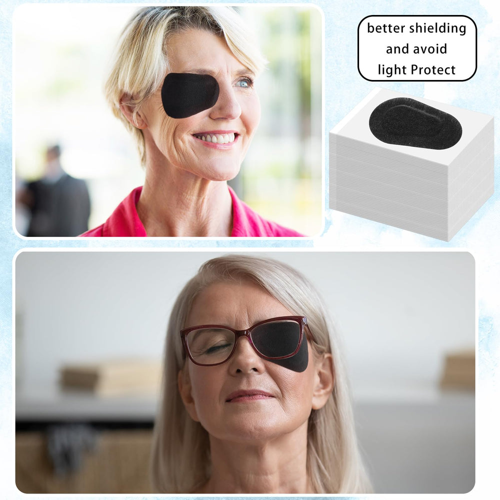 Breathable material and comfortable fit of eye patches