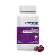 EyePromise Restore eye health supplement bottle front