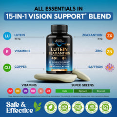 Vitamins B2, B6, B9, B12, C, and D3 included in eye health supplement