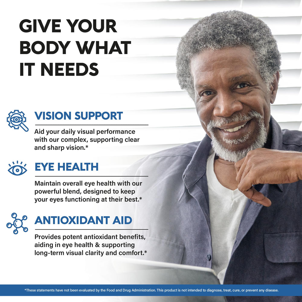 Close-up of Lutein & Zeaxanthin eye vitamins