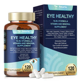 Bottle of Eye Vitamins Lutein and Zeaxanthin with AREDS2-inspired nutrients