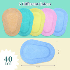 Pink adhesive eye patch for adults