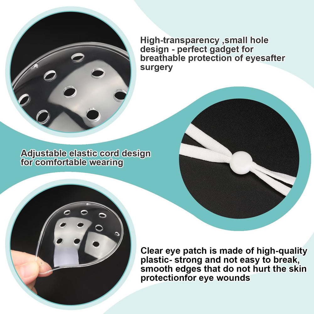 Wearing an eye shield during sleep after cataract surgery
