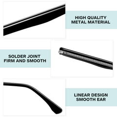 Easy-install eyeglass temple replacement arm