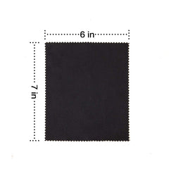 Close-up of 296GSM thick microfiber lens cleaning cloth