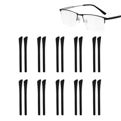 10 pairs silicone eyeglass end tips package