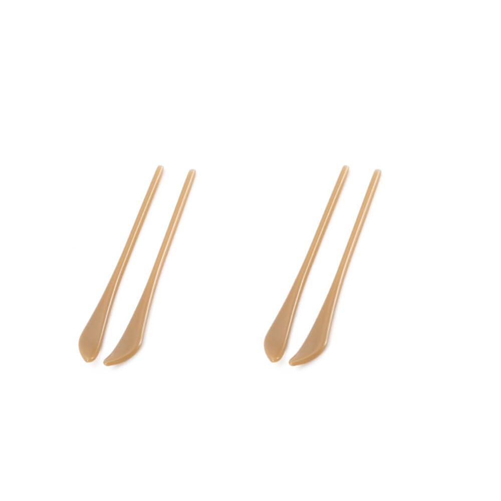 Two pairs of golden eyeglass end tips included in package