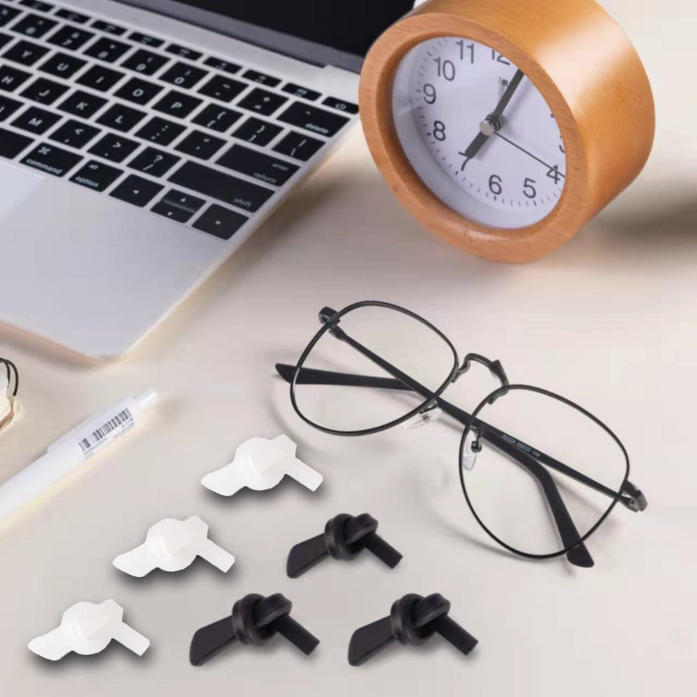 Replacement silicone end tips for eyeglass arms