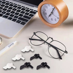 Replacement silicone end tips for eyeglass arms