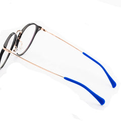 Blue silicone eyeglass end tip - anti-slip