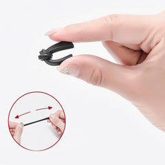 Replacement rubber eyeglass end tips for glasses legs