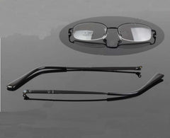 Replacement arms for black eyeglasses - side angle