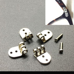 Eyeglass hinge replacement 5.0mm 3+2 hinge kit for plastic or wooden frames