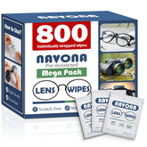 800-count eyeglass lens wipes bulk pack – image 1