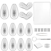 BEHLINE soft silicone eyeglass nose pads 14x8mm