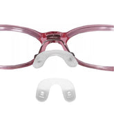 U-shaped silicone eyeglass nose pads