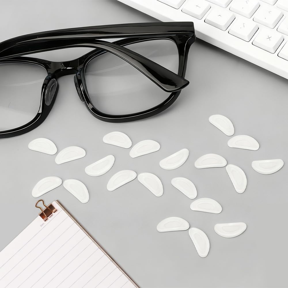 Self-adhesive silicone nose pads for glasses