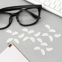 Self-adhesive silicone nose pads for glasses