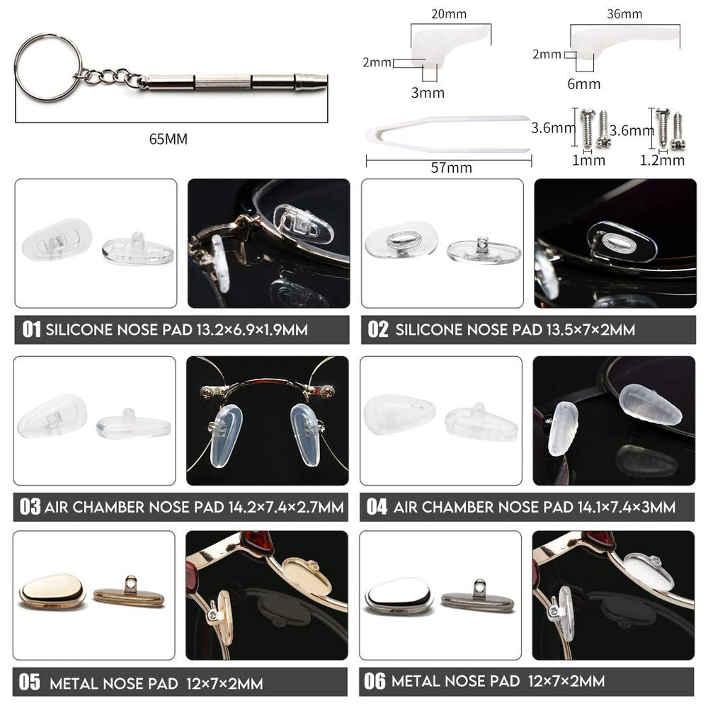 Close-up of silicone nose pad