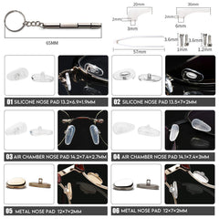 Close-up of silicone nose pad