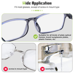 Upgraded packaging and replacement nose pads for glasses