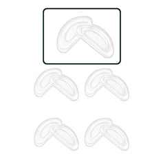 Packaging showing 5 pairs of adhesive nose pads