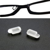 11mm square silicone eyeglass nose pad close-up