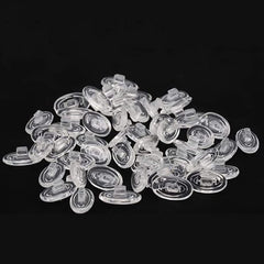 Replacement nose pads for Oakley and Maui Jim sunglasses - 13mm silicone, 5 pairs