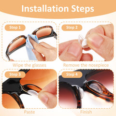 Packaging showing 6 pairs of nose pads