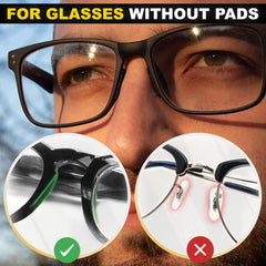 Six-pack adhesive nose pads kit for most frames