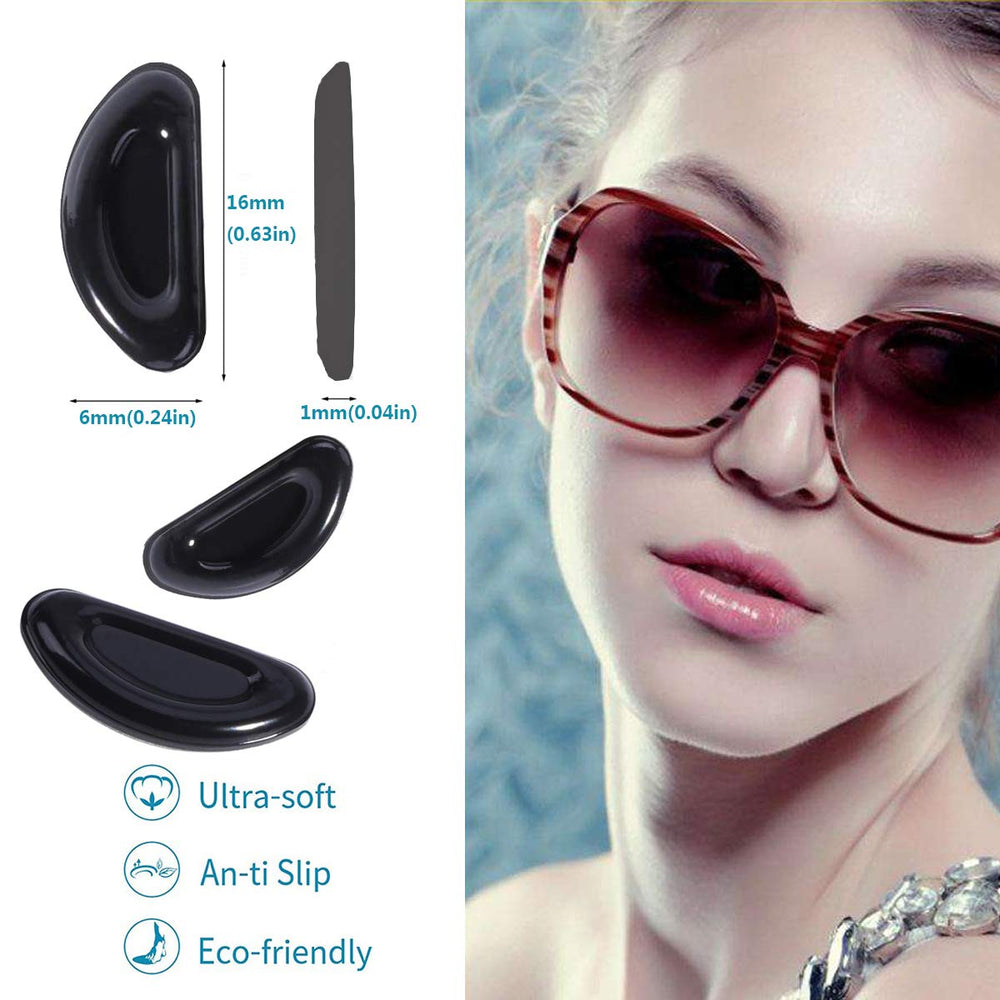 1mm clear silicone nose pad cushion for glasses
