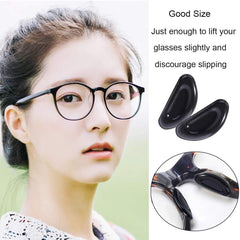 Self-adhesive replacement nose pads for sunglasses