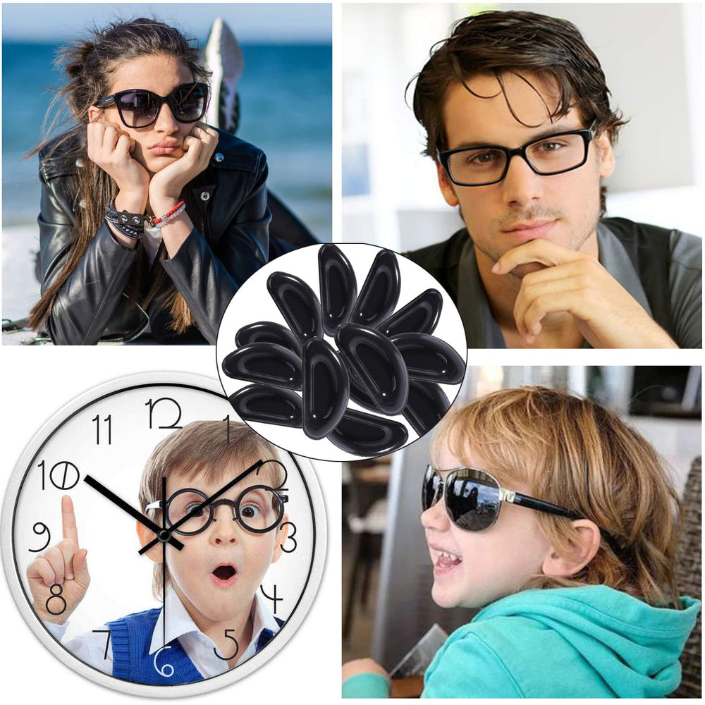 Easy peel-and-stick nose pads for glasses