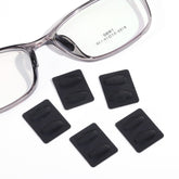 Adhesive anti-slip eyeglass nose pads in black