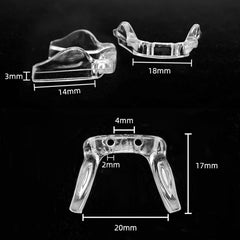 Nose pad holder and 3-in-1 mini-screwdriver included