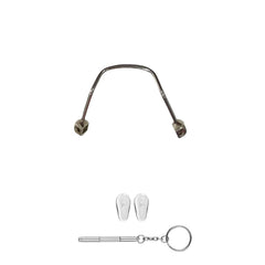 Eyeglass nose pads arm replacement included in kit