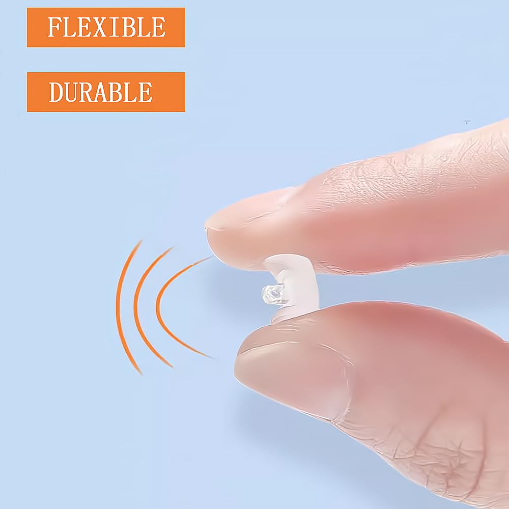 Close-up of BEHLINE 14mm silicone nose pads - pair 3