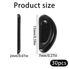 Stick-on adhesive nose pads for glasses