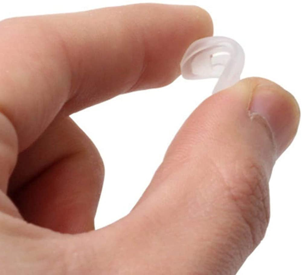 Slip-on silicone nose pad cover lifting pad height