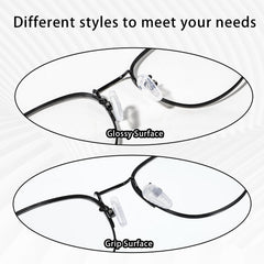 Compatible with various eyewear styles: prescription, reading, sunglasses