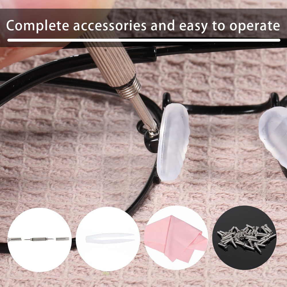 Cleaning cloth included for glasses maintenance