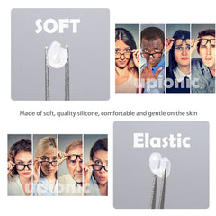 D-shaped ergonomic silicone nose pad for glasses