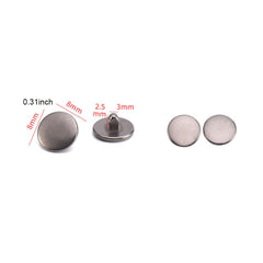 Nose pad repair kit with screws and screwdriver for titanium glasses