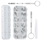 LeeRound eyeglass repair kit in display with screws