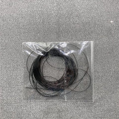 Flexible black repair line for half-rim glasses, 6.56FT