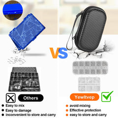 Hard shell EVA case for eyeglass repair kit