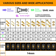 Five pairs of nose pads included in the kit