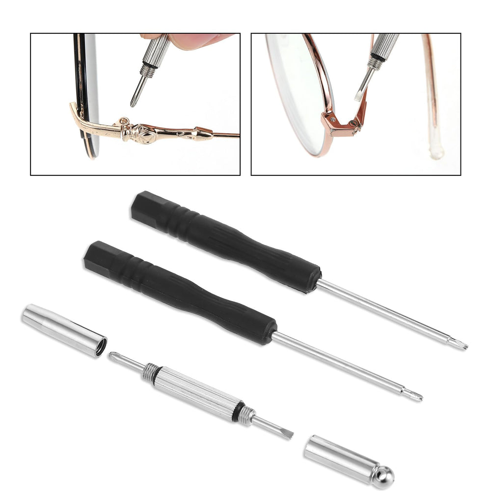 Plastic tweezer and eyeglass ear hooks for repair