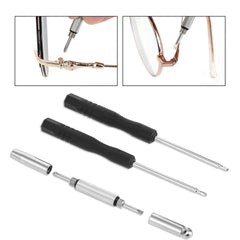 Plastic tweezer and eyeglass ear hooks for repair