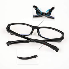 Eyeglass retainers included with the nose pads
